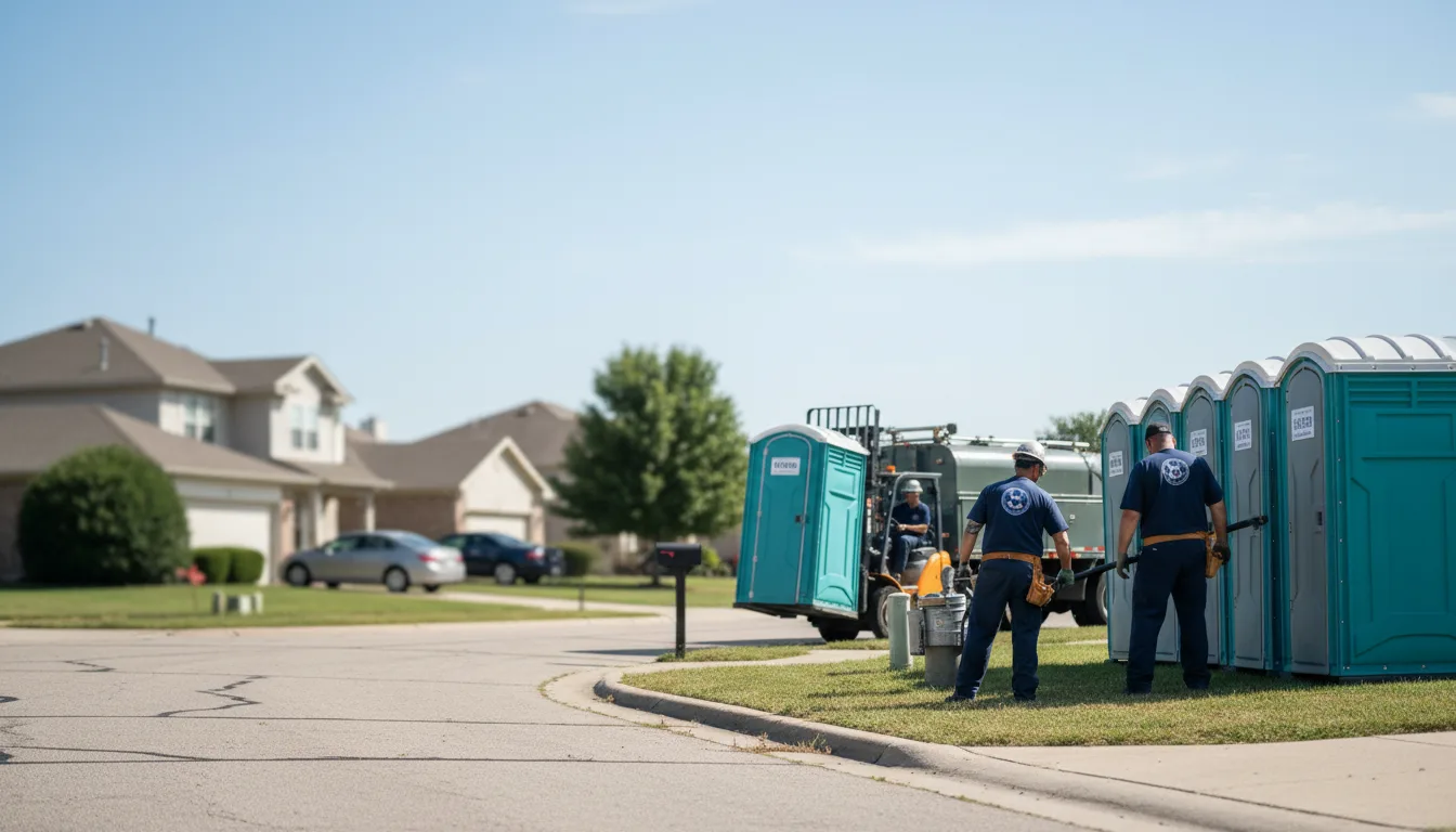 Porta Potty Rental in Geff, IL near me